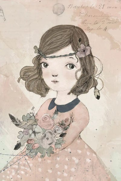 Boho Girl by Paola Zakimi canvas print