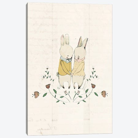 Love Bunny Canvas Print #PZK135} by Paola Zakimi Canvas Print
