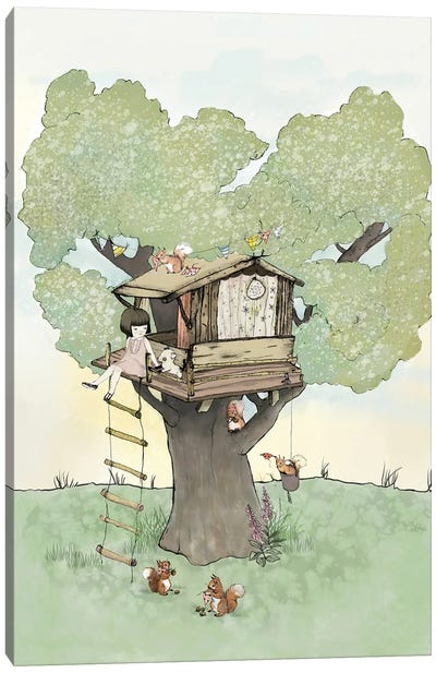 Tree House Canvas Art Print - Paola Zakimi