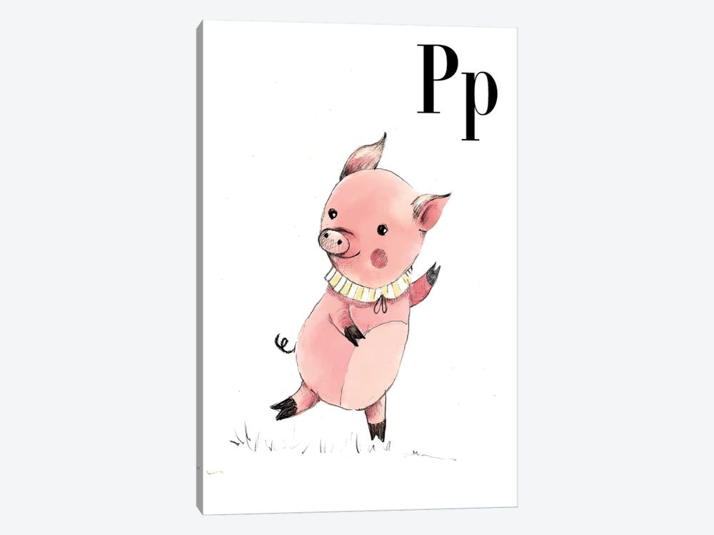Pig by Paola Zakimi 1-piece Art Print