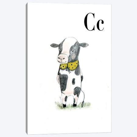 Cow Canvas Print #PZK170} by Paola Zakimi Canvas Wall Art