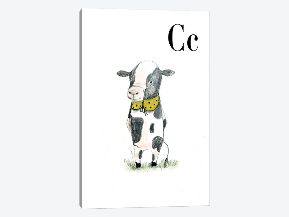 Cow by Paola Zakimi 1-piece Canvas Print