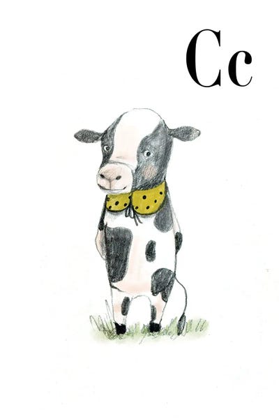 The Letter C: Cow by Paola Zakimi