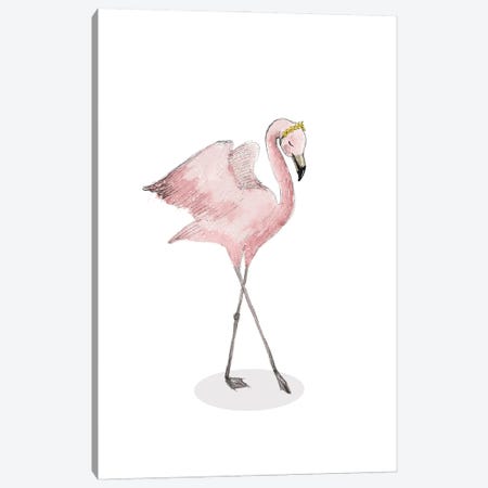 Flamingo I Canvas Print #PZK19} by Paola Zakimi Canvas Art