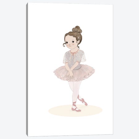 Ballerina Canvas Print #PZK23} by Paola Zakimi Art Print