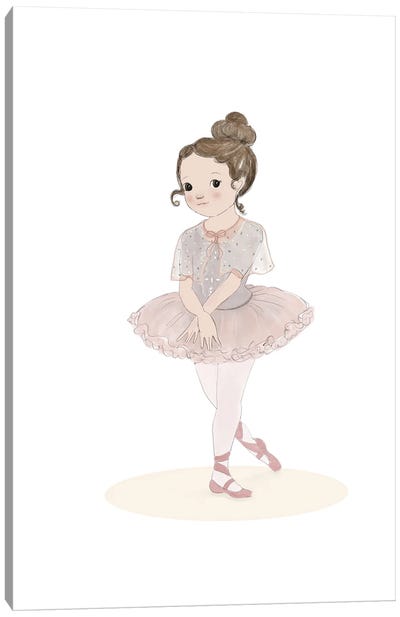Ballerina Canvas Art Print - Paola Zakimi