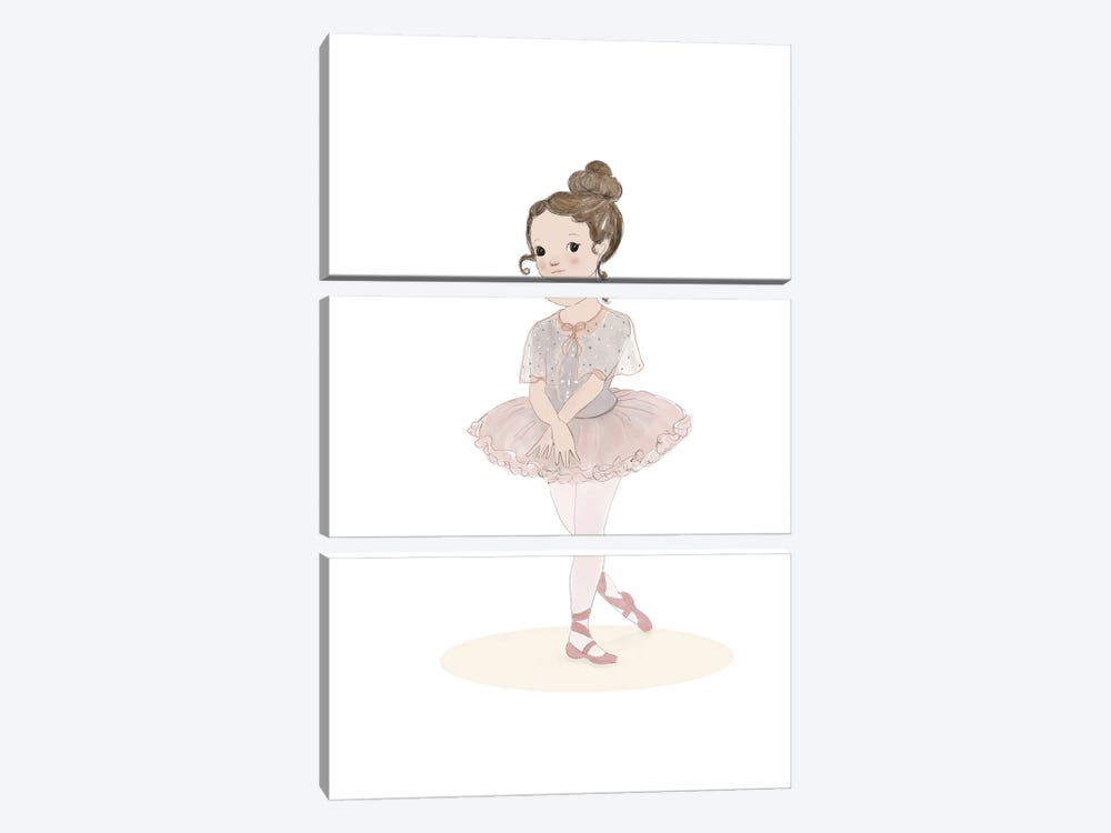 Ballerina by Paola Zakimi 3-piece Canvas Art Print