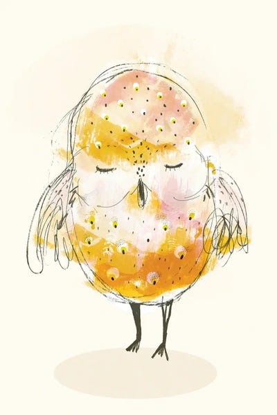 Sleepy Owl by Paola Zakimi canvas print