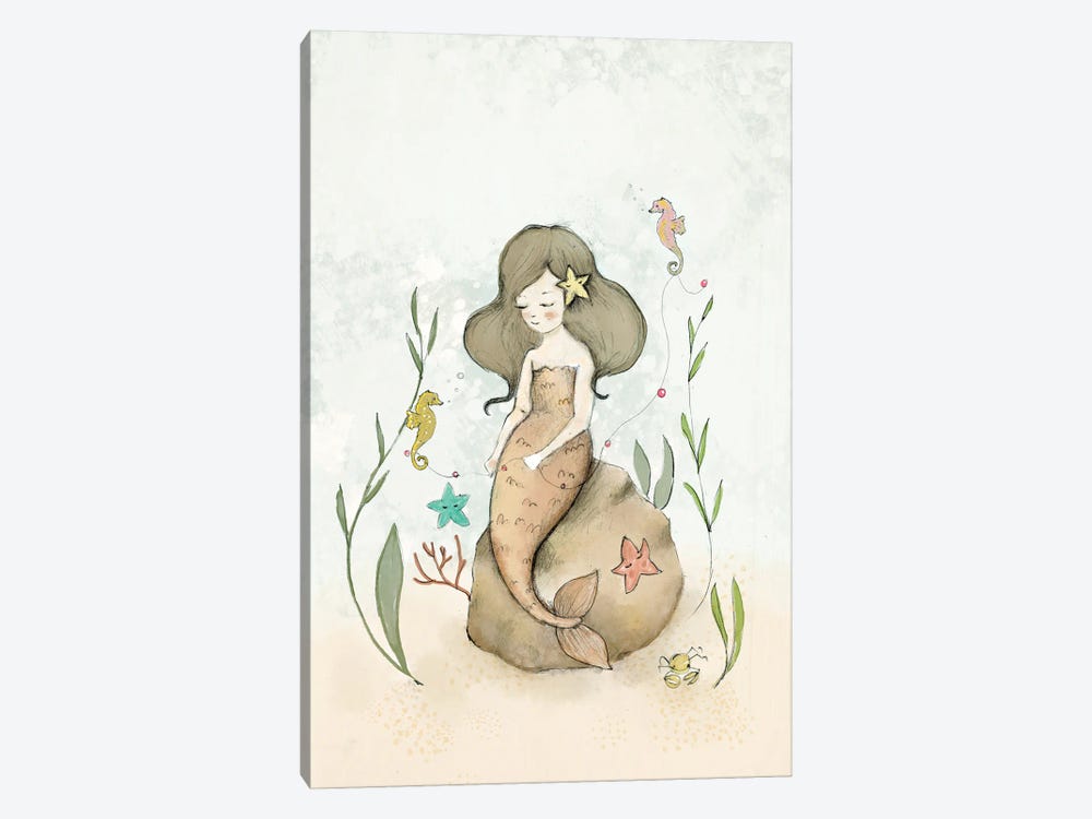 Mermaid by Paola Zakimi 1-piece Canvas Art Print