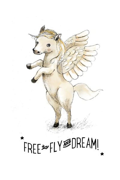 Pegasus: Free To Fly And Dream by Paola Zakimi