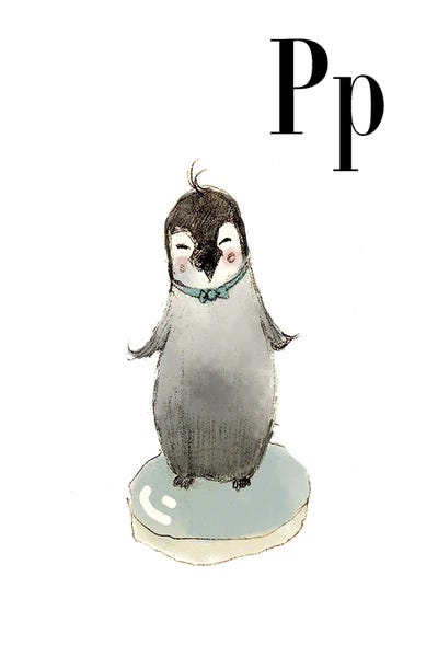 The Letter P: Pinguino by Paola Zakimi
