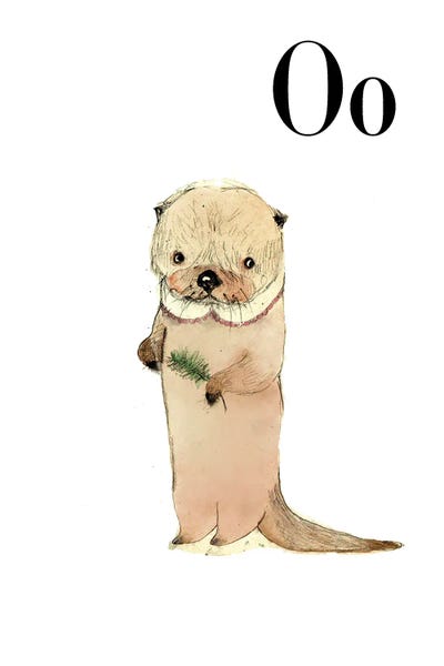 Otters: Otter by Paola Zakimi