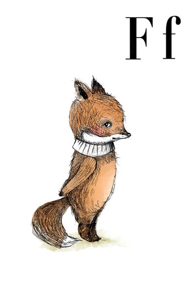 The Letter F: Fox by Paola Zakimi