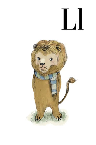 The Letter L: Lion by Paola Zakimi