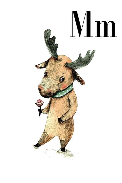 The Letter M: Moose by Paola Zakimi