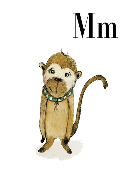 The Letter M: Monkey by Paola Zakimi