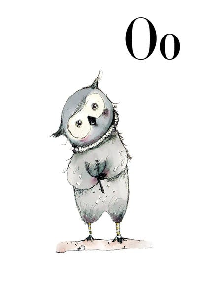 The Letter O: Owl by Paola Zakimi