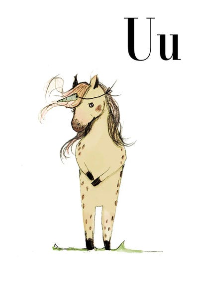 The Letter U: Unicorn by Paola Zakimi
