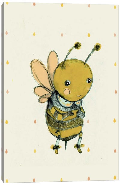 Bee Canvas Art Print - Paola Zakimi