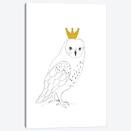King Owl Canvas Print #PZK84} by Paola Zakimi Canvas Art