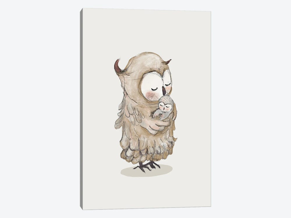 Owl III by Paola Zakimi 1-piece Canvas Art