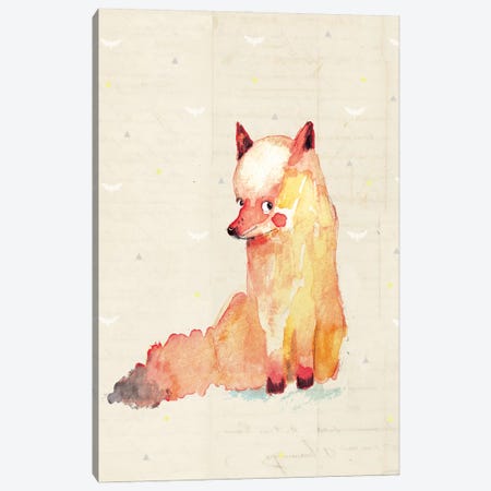 Baby Fox Canvas Print #PZK87} by Paola Zakimi Canvas Art