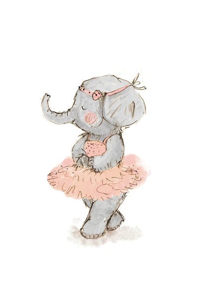 Baby Animals: Ele II by Paola Zakimi