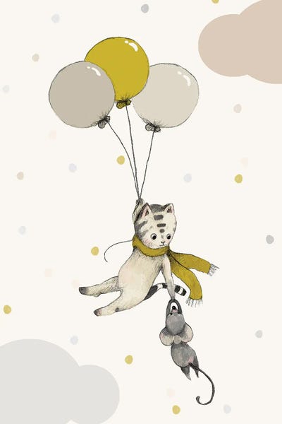 Balloons: Cat II by Paola Zakimi