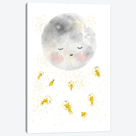 Moon Canvas Print #PZK9} by Paola Zakimi Canvas Print