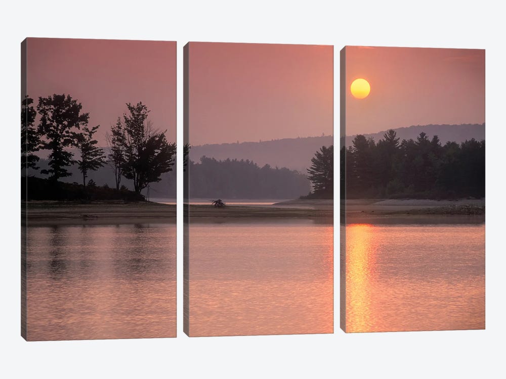 Morning Shimmer by Patrick Zephyr 3-piece Canvas Print