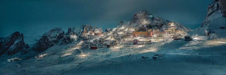 Zizhu Temple, Tibet by qiye wall art