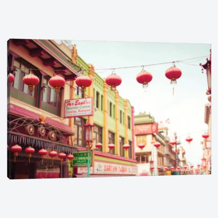 Chinatown Afternoon II Canvas Print #QNT37} by Sonja Quintero Canvas Art