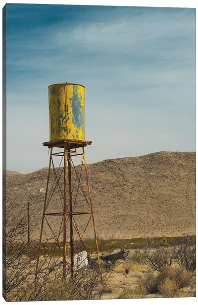 Yellow Water Tower I Canvas Art Print