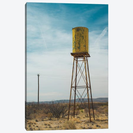 Yellow Water Tower II Canvas Print #QNT57} by Sonja Quintero Canvas Art
