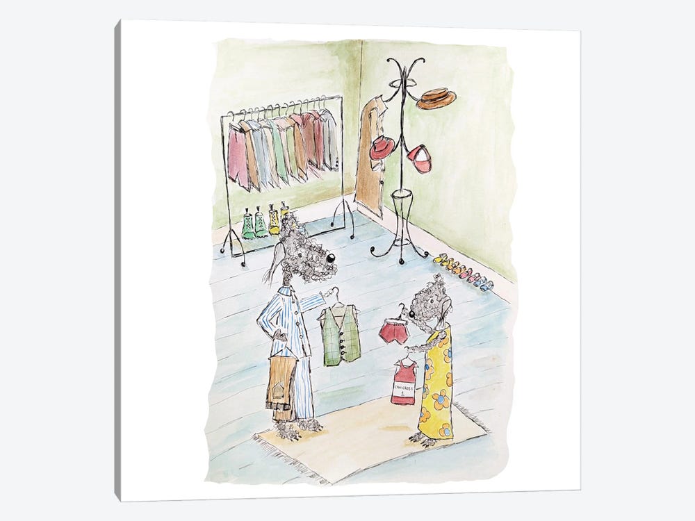 The Dressing Room by The Quaint and Quirky 1-piece Art Print