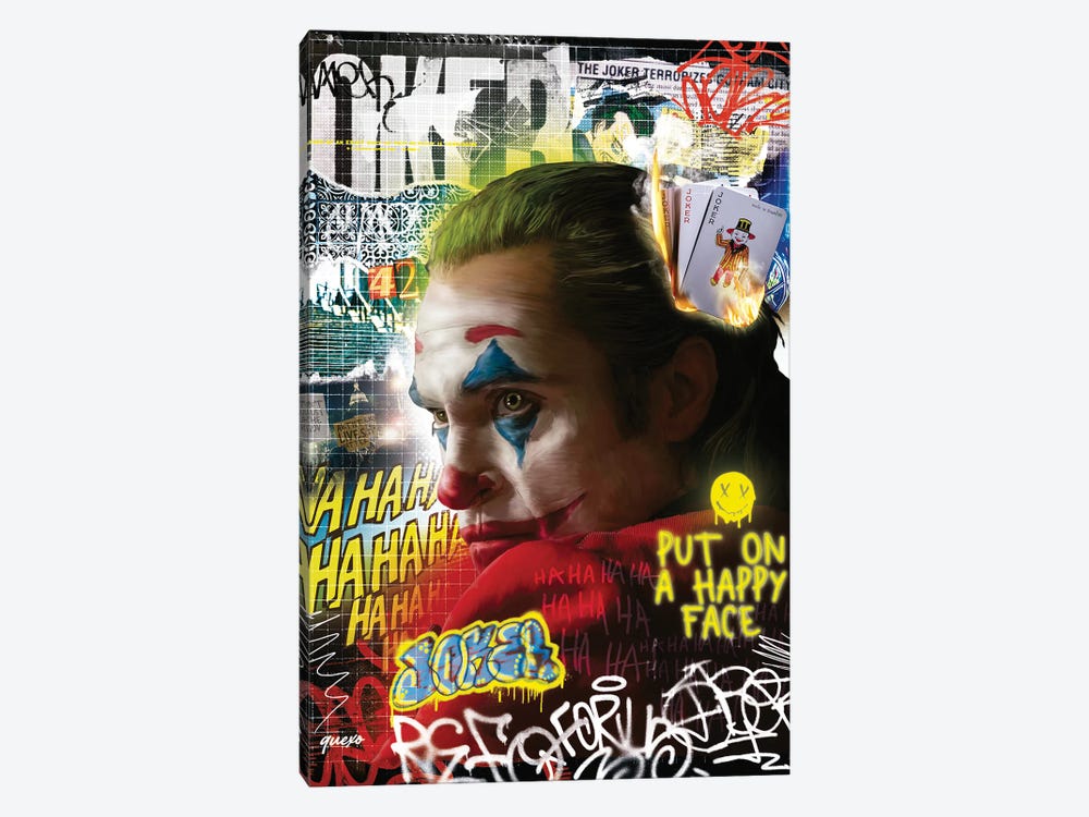 Joker by Quexo Designs 1-piece Canvas Wall Art