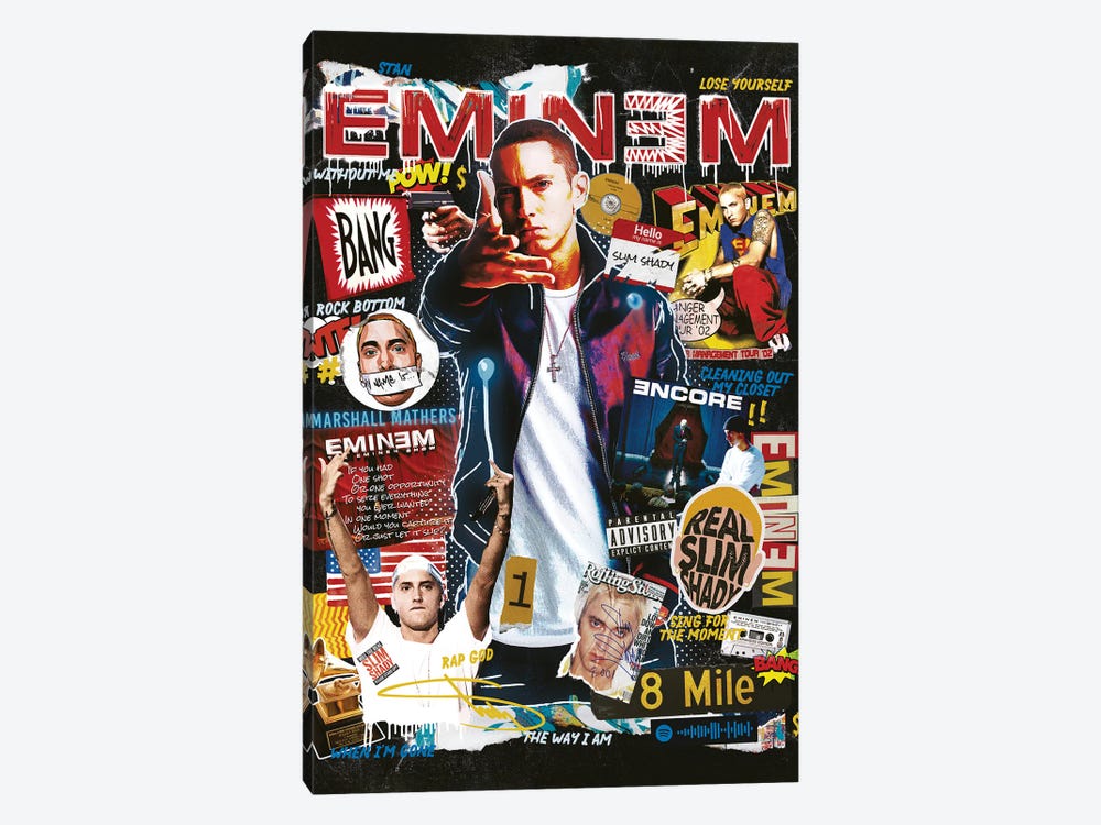 The Real Slim Shady by Quexo Designs 1-piece Canvas Print