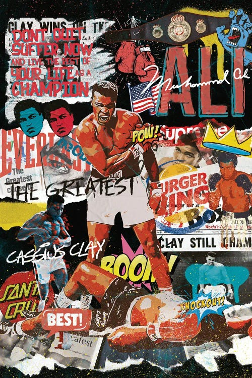 Ali - The Greatest by Quexo Designs wall art