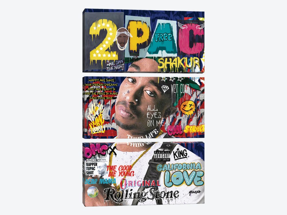 All Eyez On Me by Quexo Designs 3-piece Canvas Art