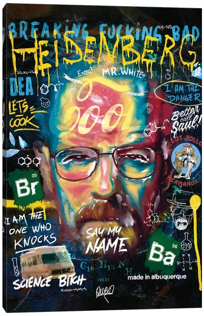 Breaking Bad Canvas Art Print - Walter "Heisenberg" White