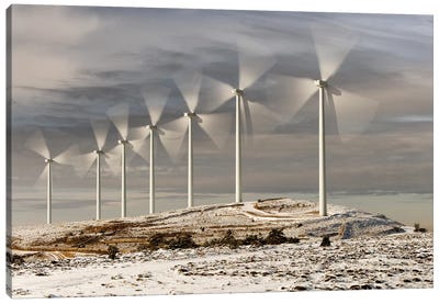 Wind Turbines Canvas Art Print