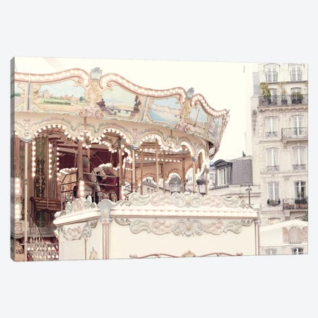 Paris Carousel III Canvas Print #RAB104} by Grace Digital Art Co Canvas Artwork