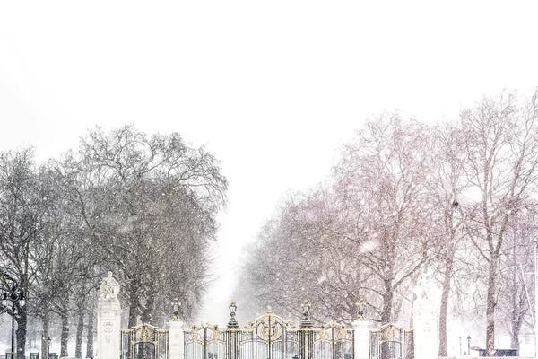 Grace Digital Art Co: London Snow Day by Grace Digital Art Co