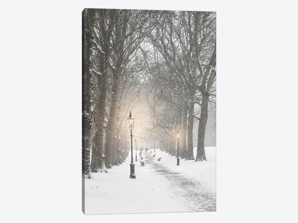 Snow In London by Grace Digital Art Co 1-piece Art Print