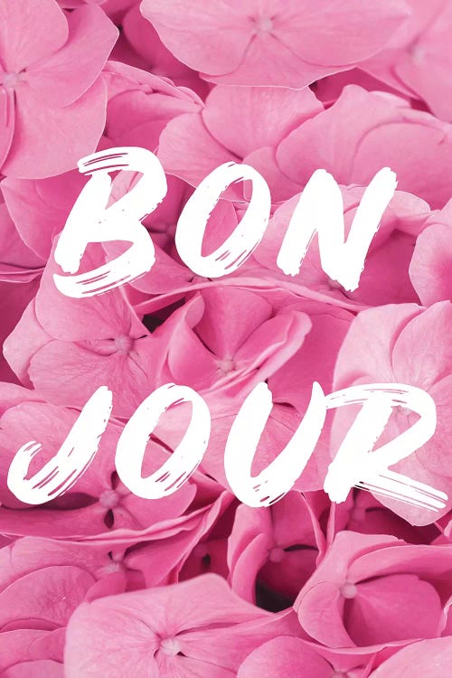 Bonjour in Pink