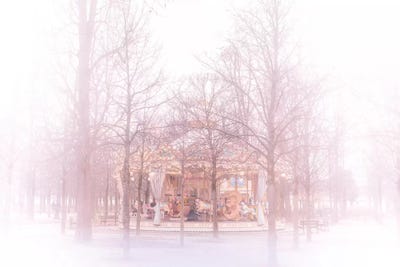 Paris Carousel Of Dreams by Grace Digital Art Co metal wall art