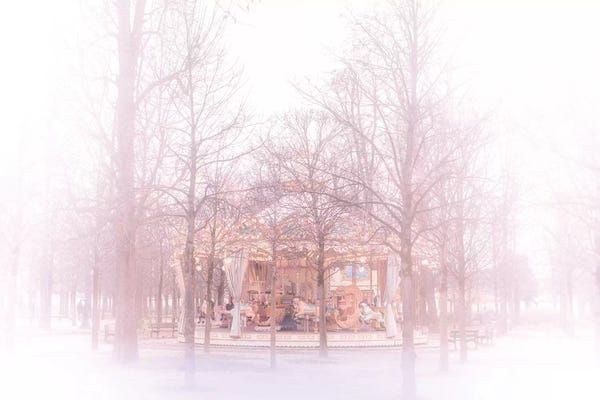 Amusement Parks: Paris Carousel Of Dreams by Grace Digital Art Co