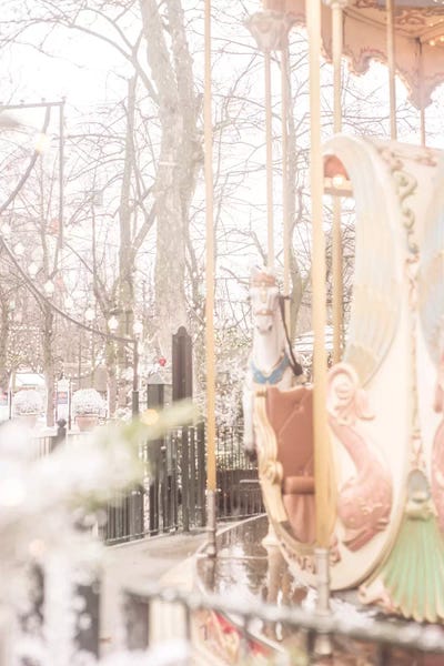 Pretty Carousel by Grace Digital Art Co art print