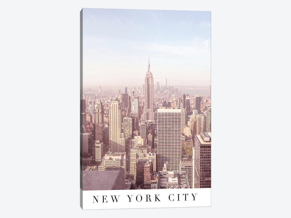 New York City Travel Poster by Grace Digital Art Co 1-piece Art Print