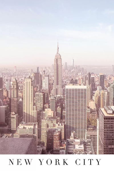 Grace Digital Art Co: New York City Travel Poster by Grace Digital Art Co